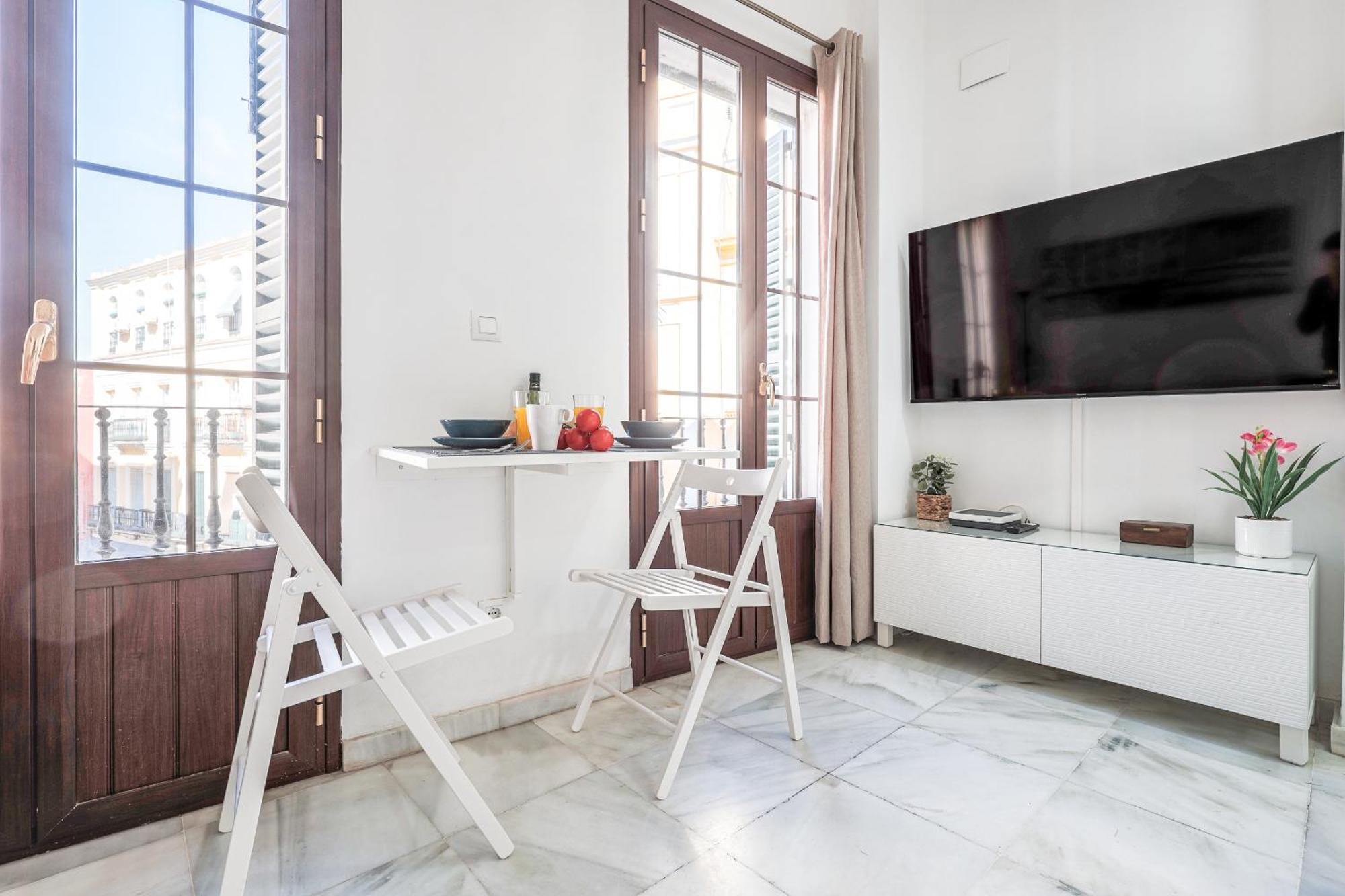 Bonito Duplex Con Terraza Calle Feria Apartamento *